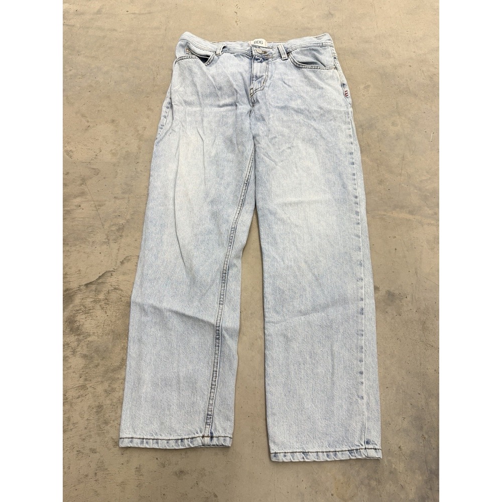 BDG Urban Outfitters Women's Jeans 32x30 Light Wash High Rise Straight Leg Denim